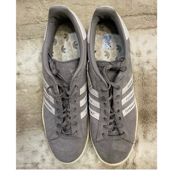 NWT Adidas🔥Automatic Campus Human Made Mens Casual Shoes Grey / Cloud White - Picture 11 of 16